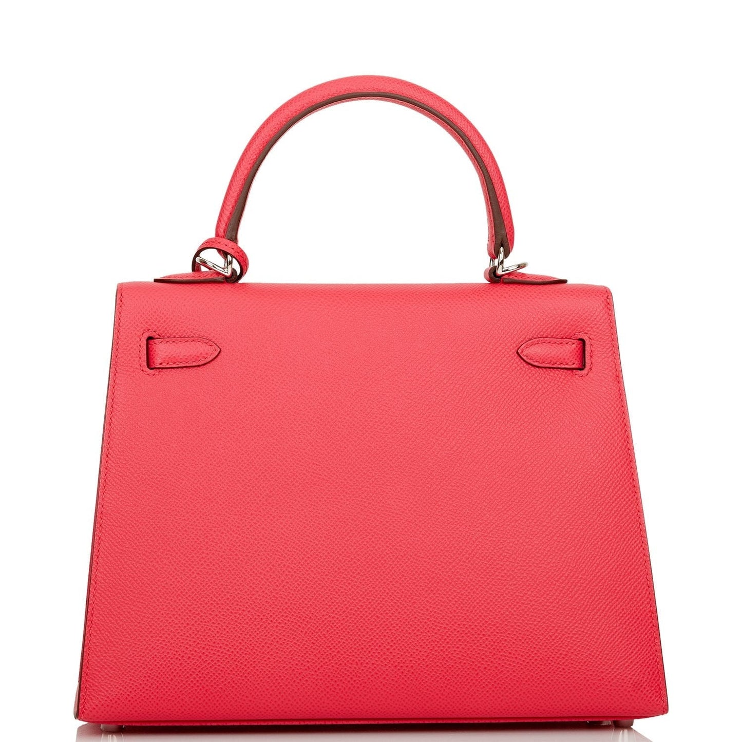 Hermes Kelly 25 Sellier Rose Extreme Epsom Palladium Hardware
