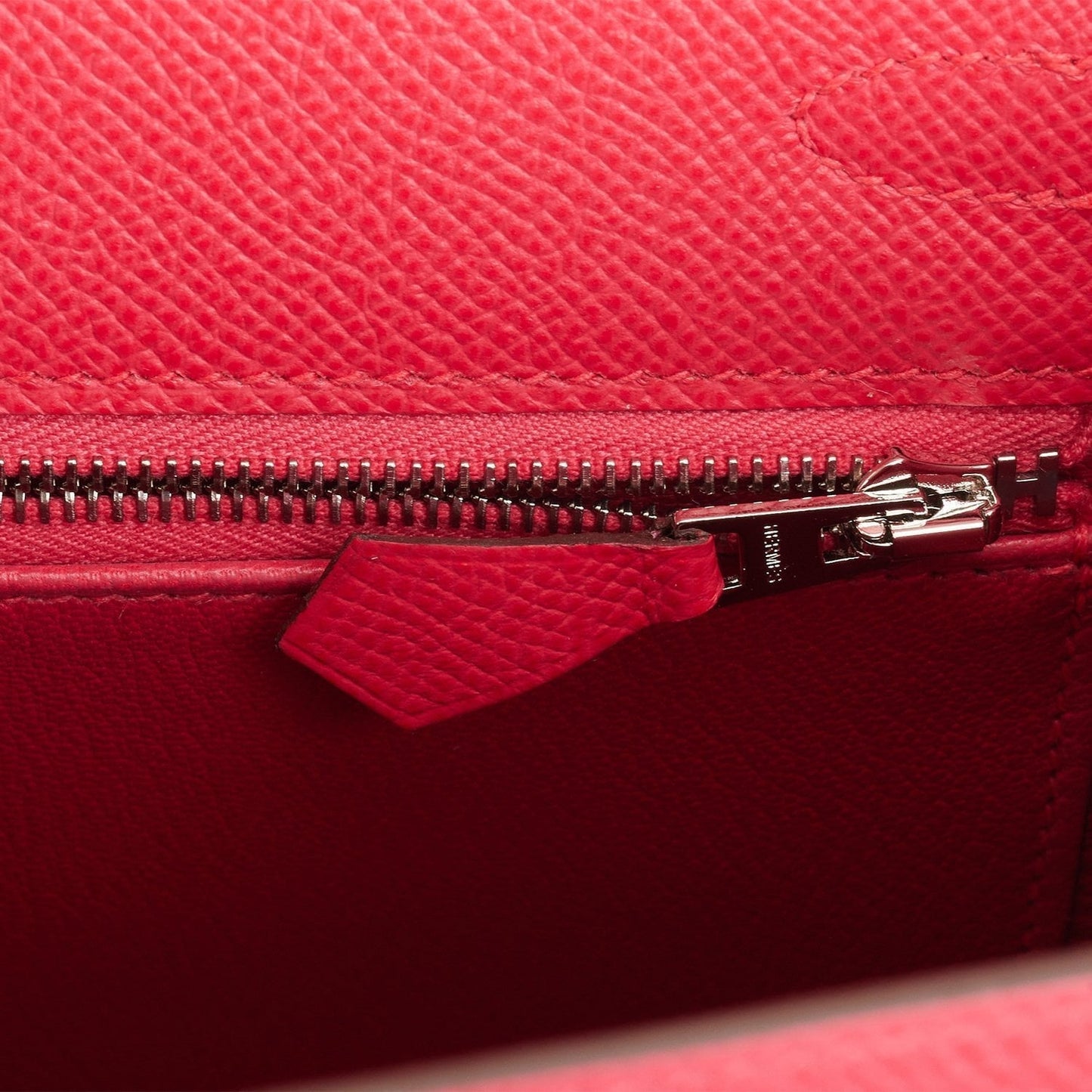 Hermes Kelly 25 Sellier Rose Extreme Epsom Palladium Hardware