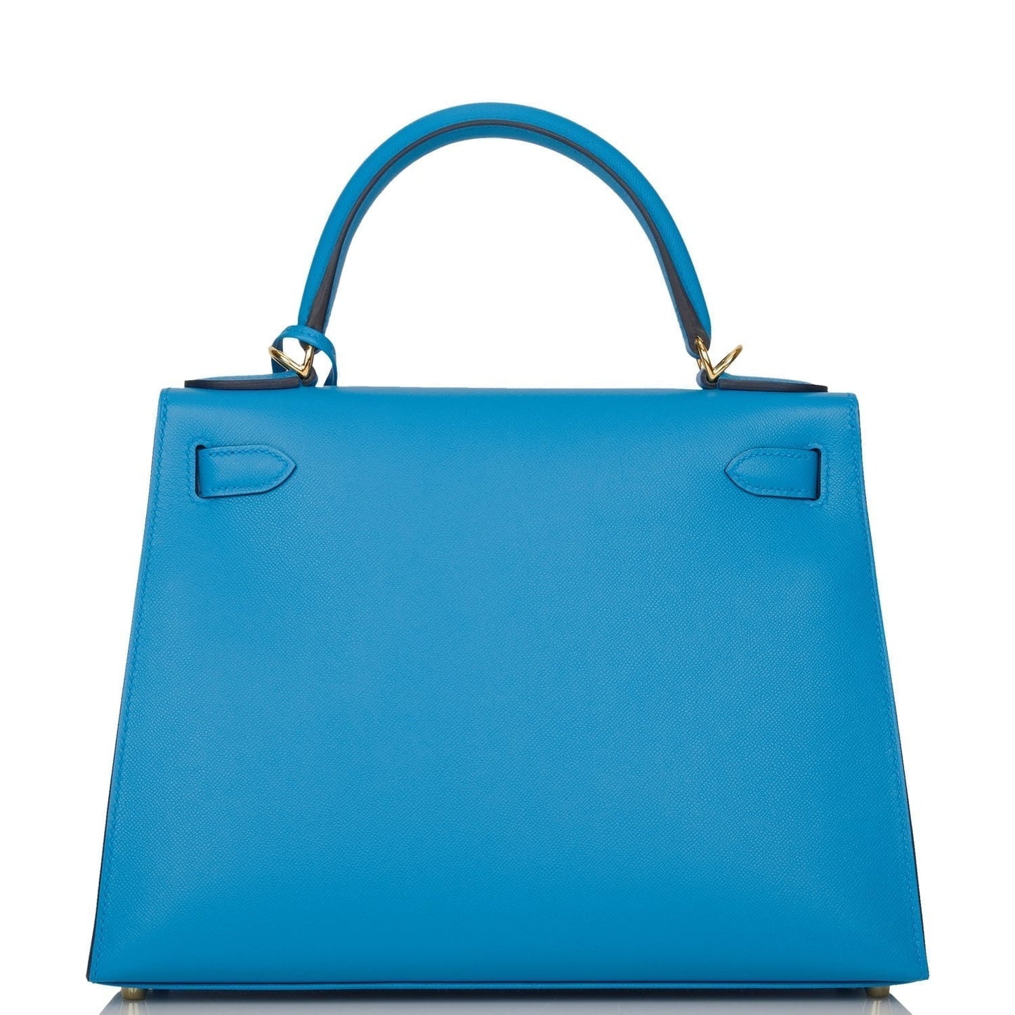 Hermes Kelly 28 Sellier Bleu Frida Epsom Gold Hardware