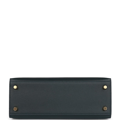 Hermes Kelly 25 Sellier Vert Rousseau Madame and Shiny Niloticus Crocodile Touch Gold Hardware
