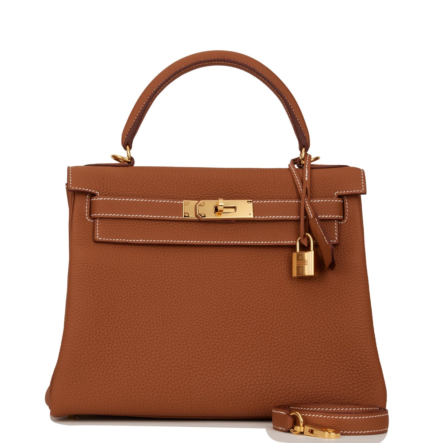 Hermes Kelly 28 Retourne Gold Togo Gold Hardware