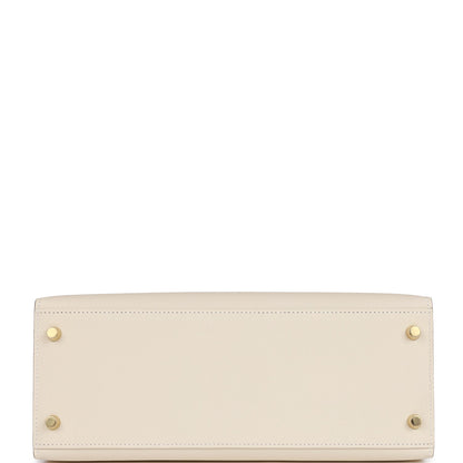 Hermes Craie Epsom Sellier Kelly 28 Gold Hardware
