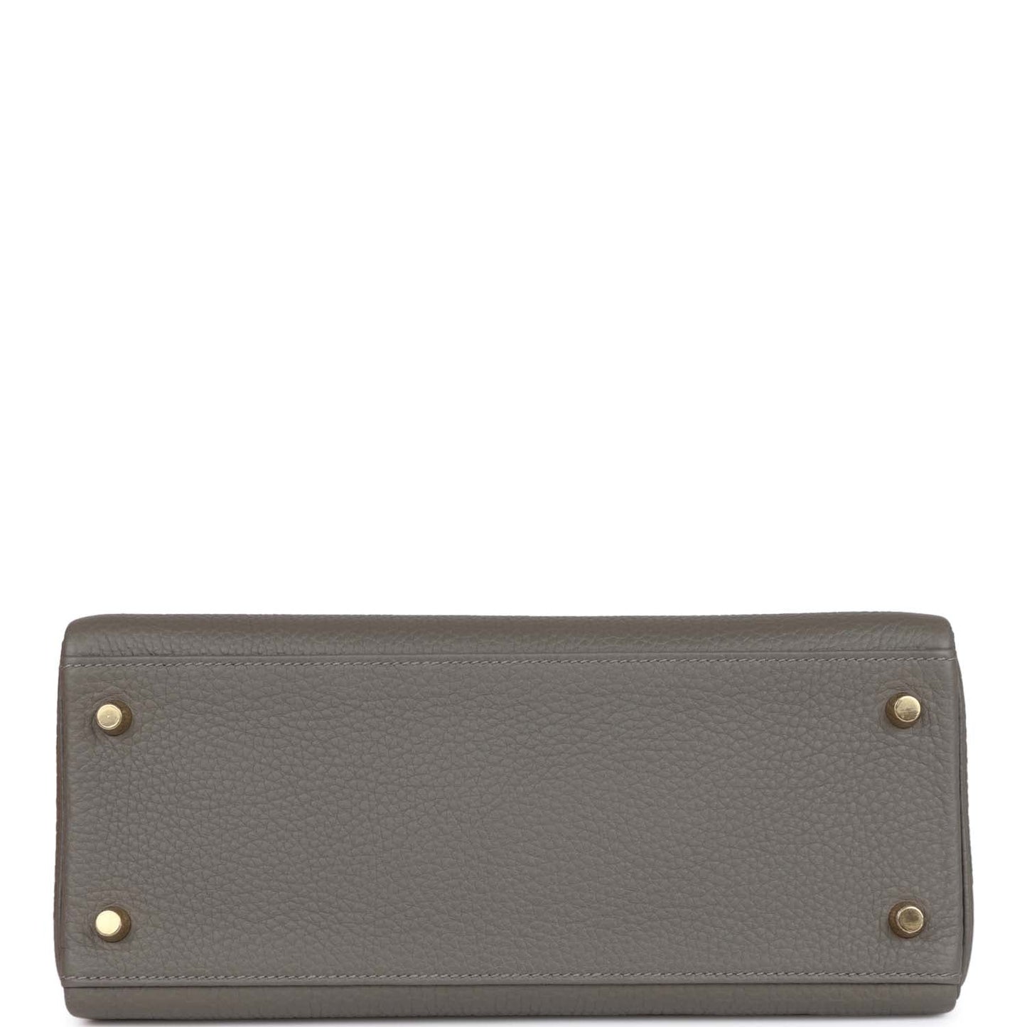 Hermes Kelly 28 Retourne Gris Meyer Clemence Gold Hardware