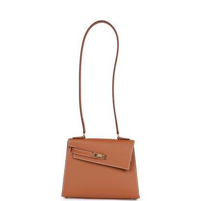 Hermes Kelly 20 Sellier en Desordre Gold Epsom Gold Hardware