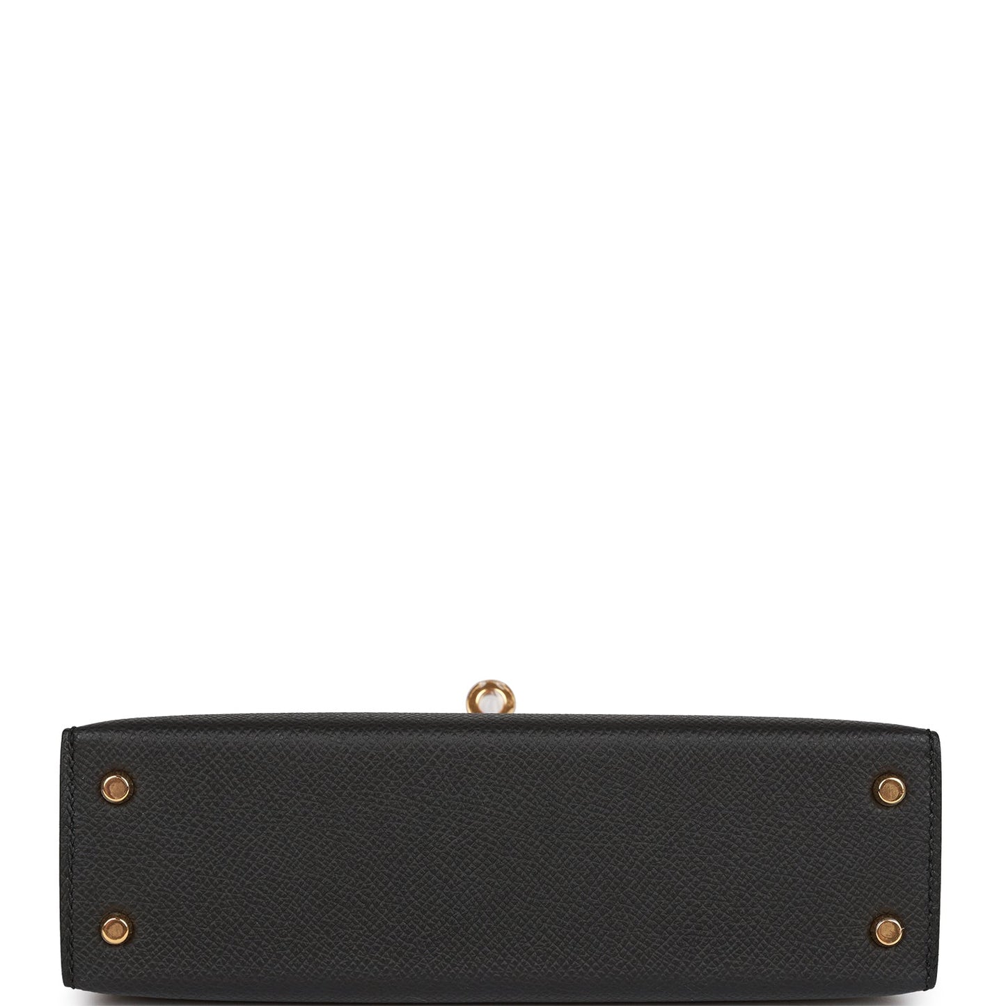 Hermes Kelly 20 Sellier Black Epsom Gold Hardware Deposit 1