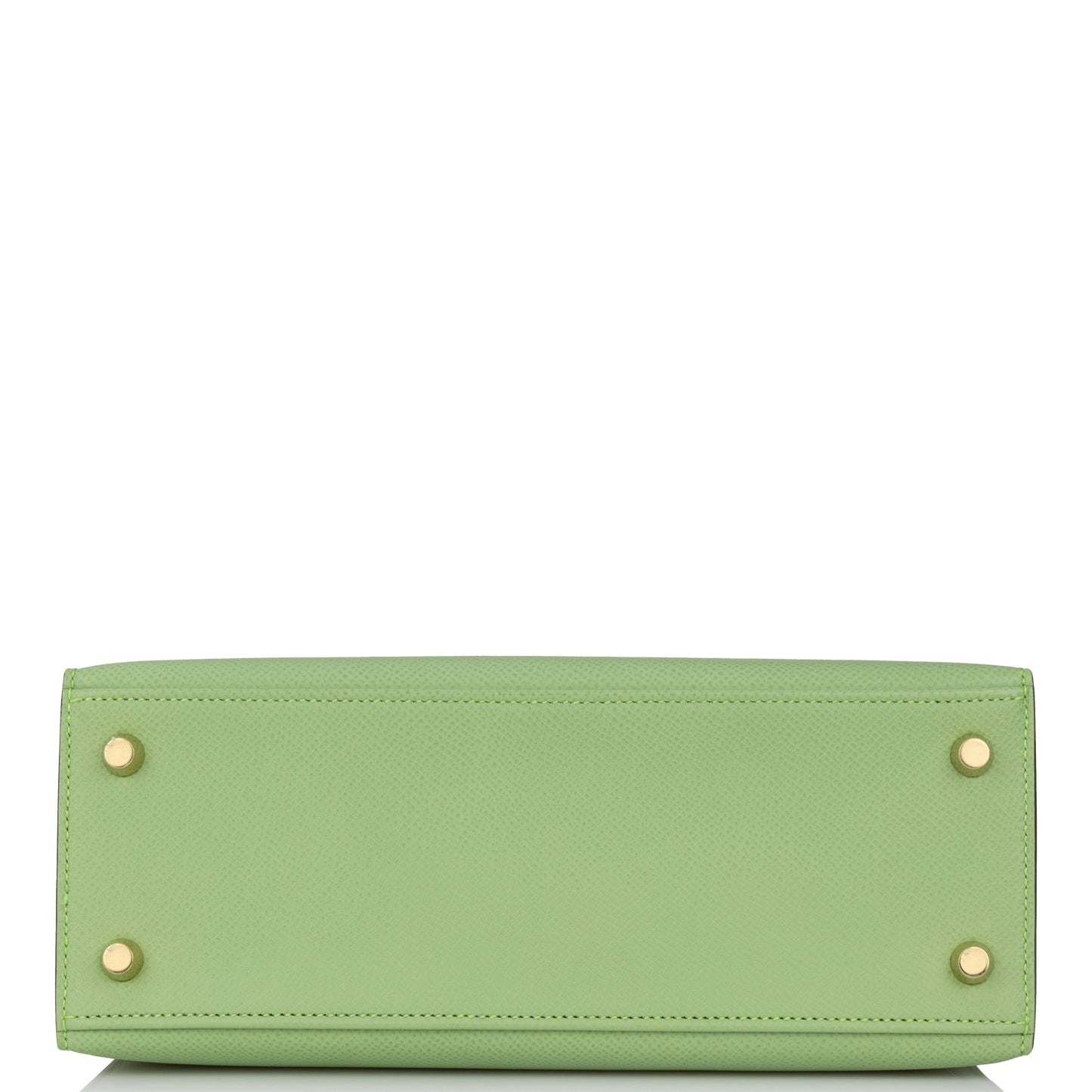 Hermes Kelly 25 Sellier Vert Criquet Epsom Gold Hardware