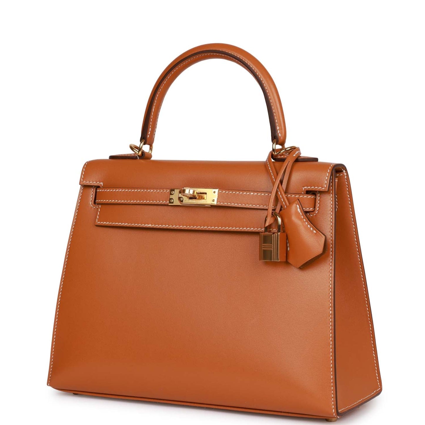 Hermes Kelly 25 Sellier Natural Sable Butler Gold Hardware