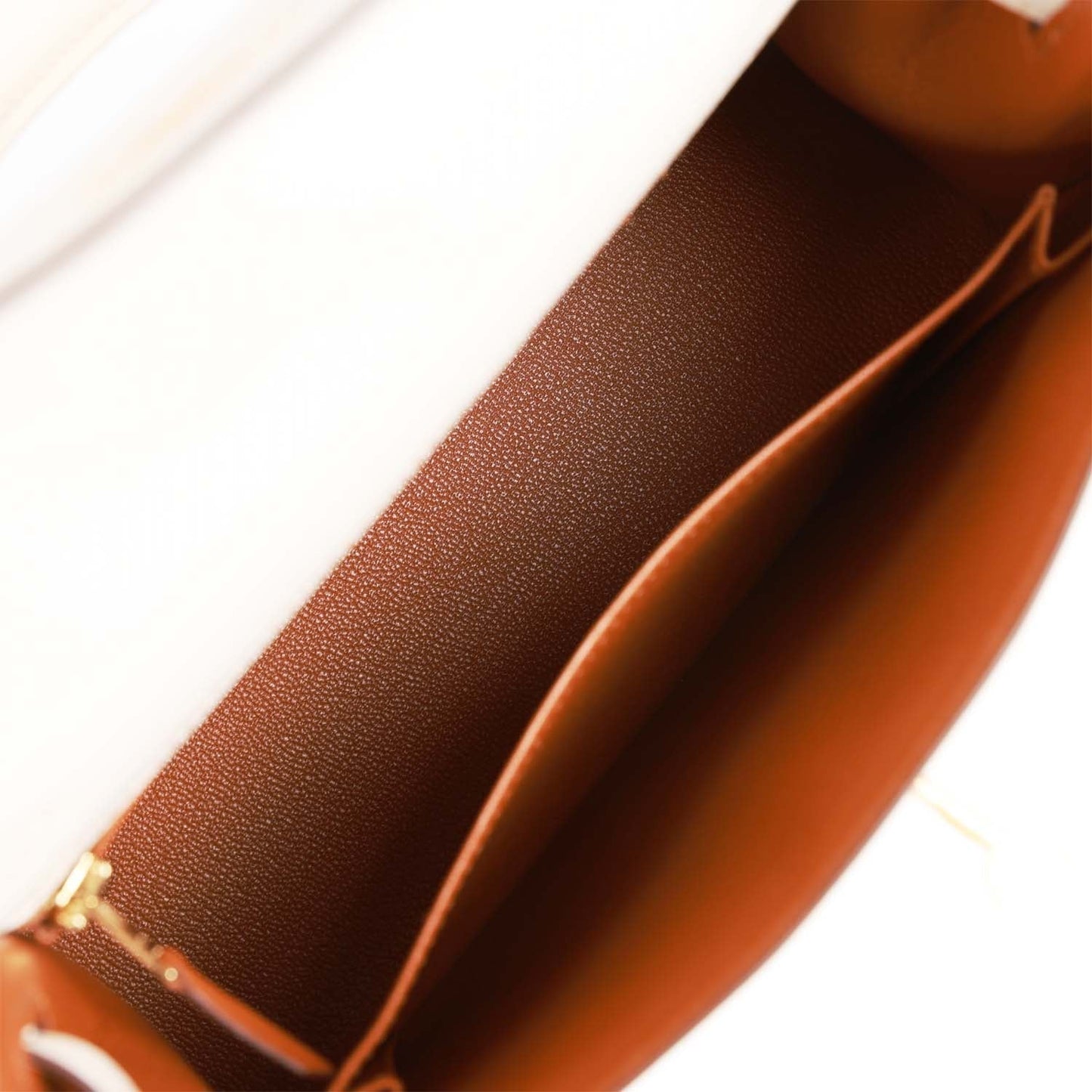 Hermes Kelly 25 Sellier Nata Verso Chevre Brushed Gold Hardware