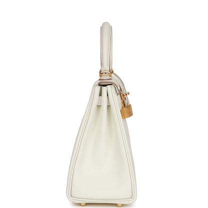 Hermes Kelly 25 Retourne Mushroom Swift Gold Hardware