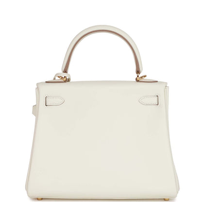 Hermes Kelly 25 Retourne Mushroom Swift Gold Hardware