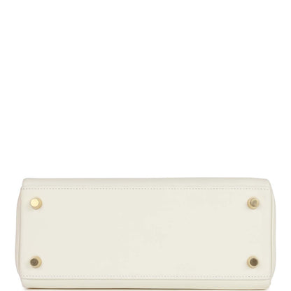 Hermes Kelly 25 Retourne Mushroom Swift Gold Hardware