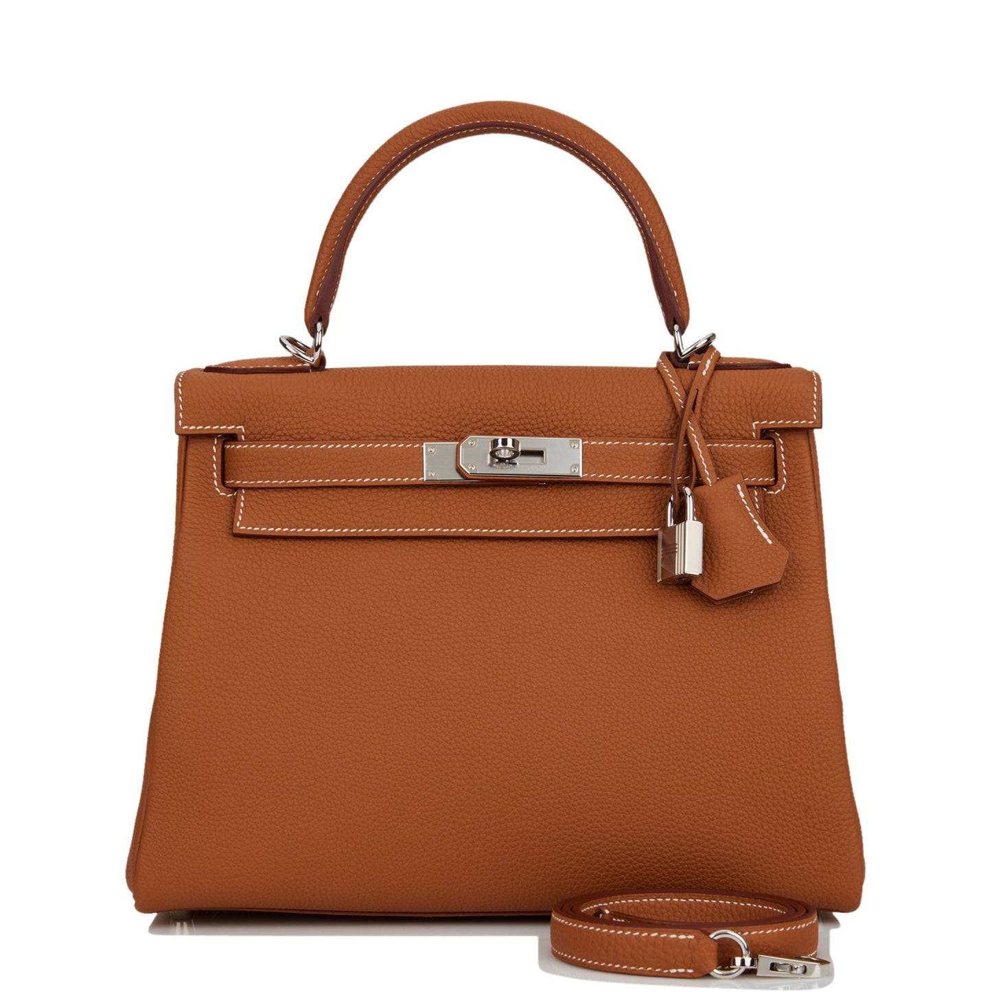 Hermes Kelly 28 Retourne Gold Togo Palladium Hardware