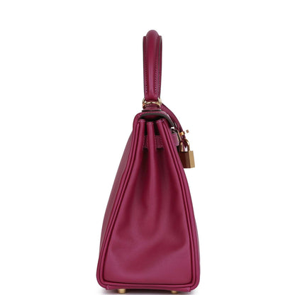 Hermes Kelly 25 Retourne Anemone Swift Permabrass Hardware