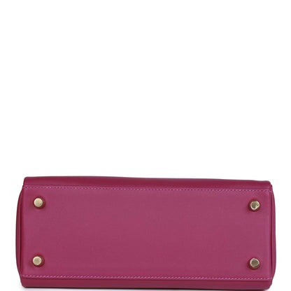 Hermes Kelly 25 Retourne Anemone Swift Permabrass Hardware