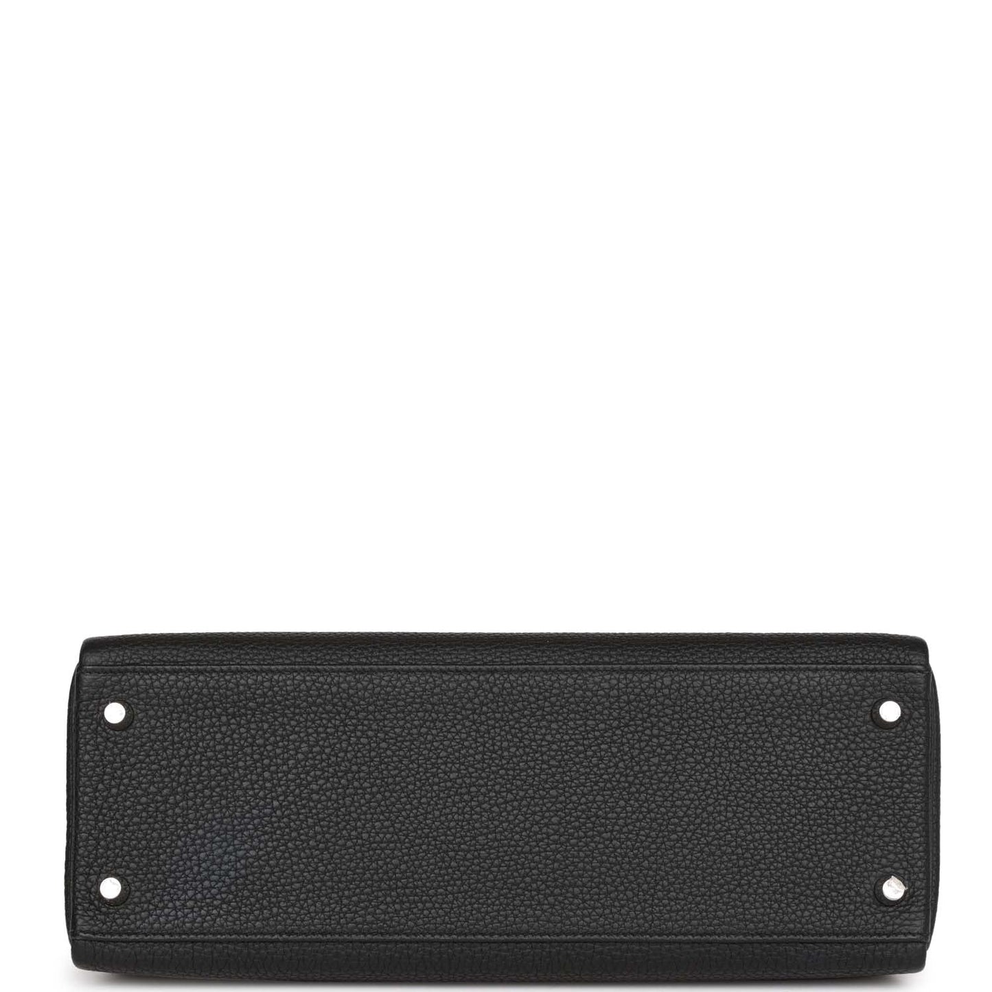 Hermes Kelly 32 Retourne Black Togo Palladium Hardware