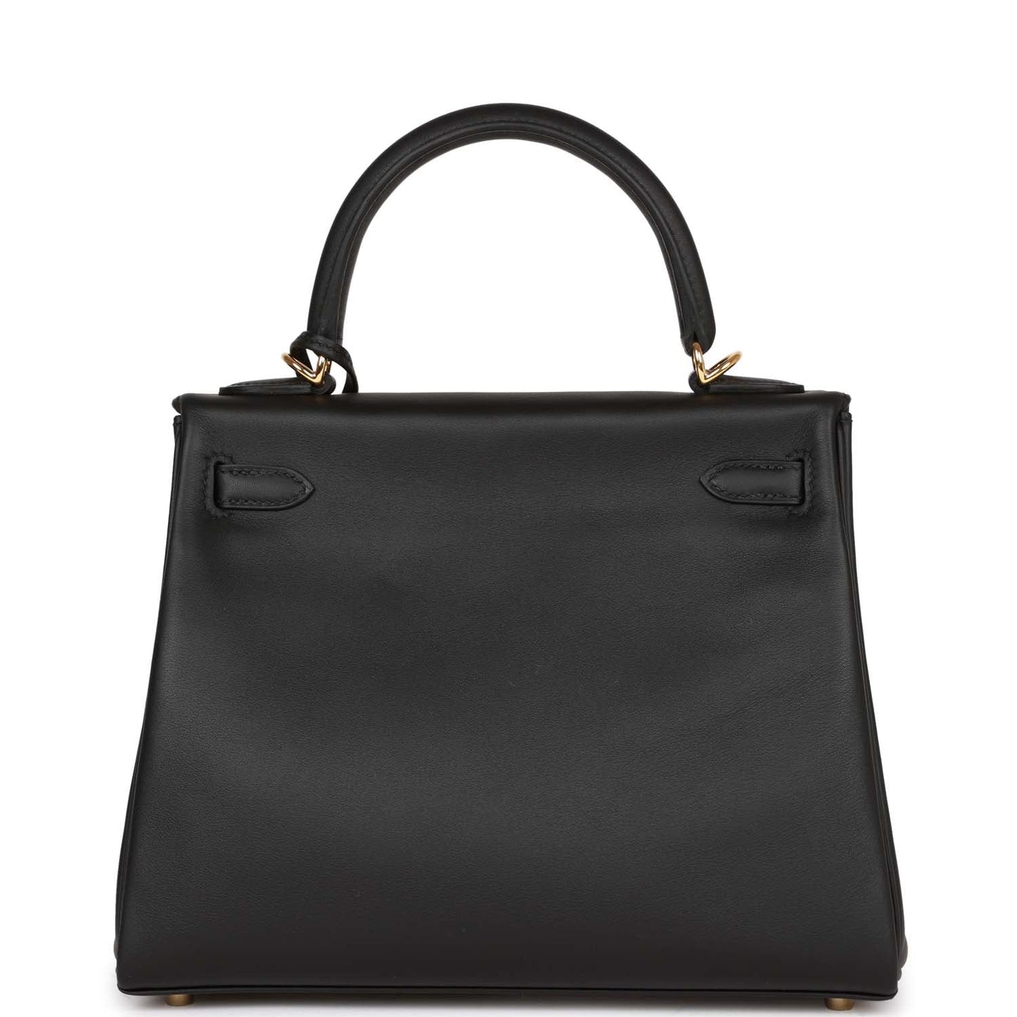Hermes Kelly 25 Retourne Black Swift Gold Hardware