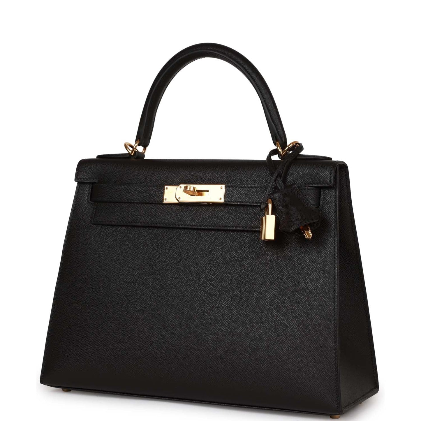 Hermes Kelly 28 Sellier Black Madame Gold Hardware