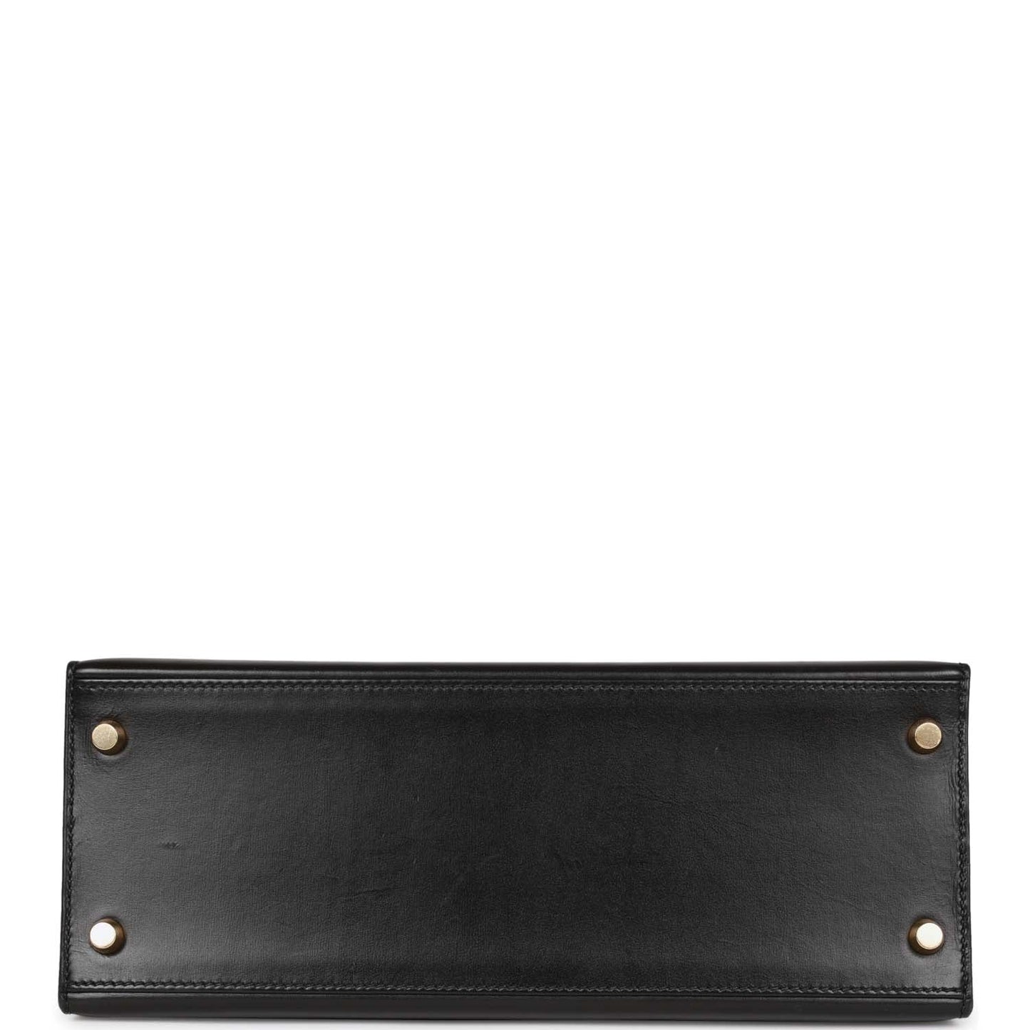 Hermes Kelly 28 Sellier Black Box Gold Hardware