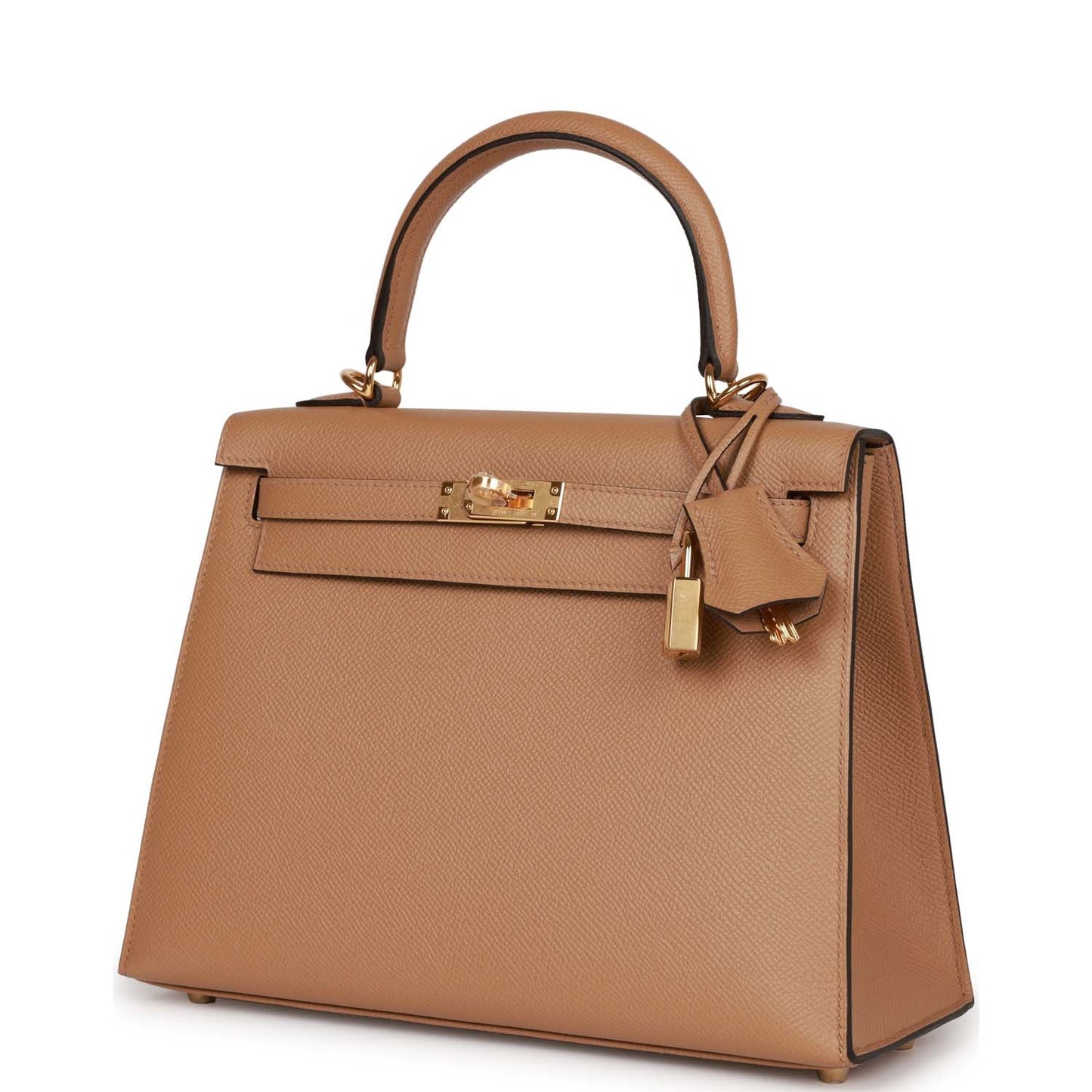 Hermes Kelly 25 Sellier Chai Epsom Gold Hardware