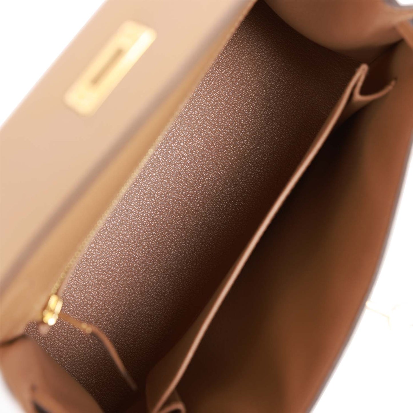Hermes Kelly 25 Sellier Chai Epsom Gold Hardware
