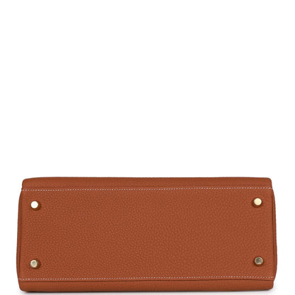 Hermes Kelly 28 Retourne Gold Togo Gold Hardware