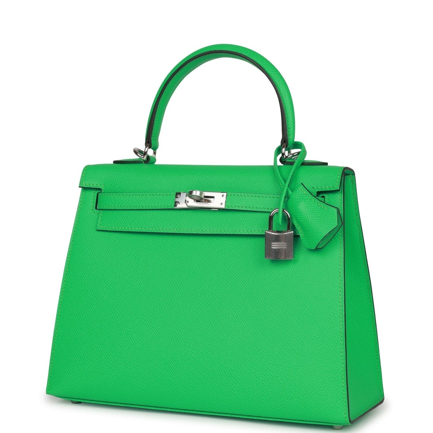 Hermes Kelly 25 Sellier Vert Comics Epsom Palladium Hardware