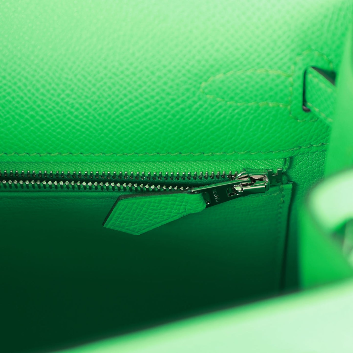 Hermes Kelly 25 Sellier Vert Comics Epsom Palladium Hardware