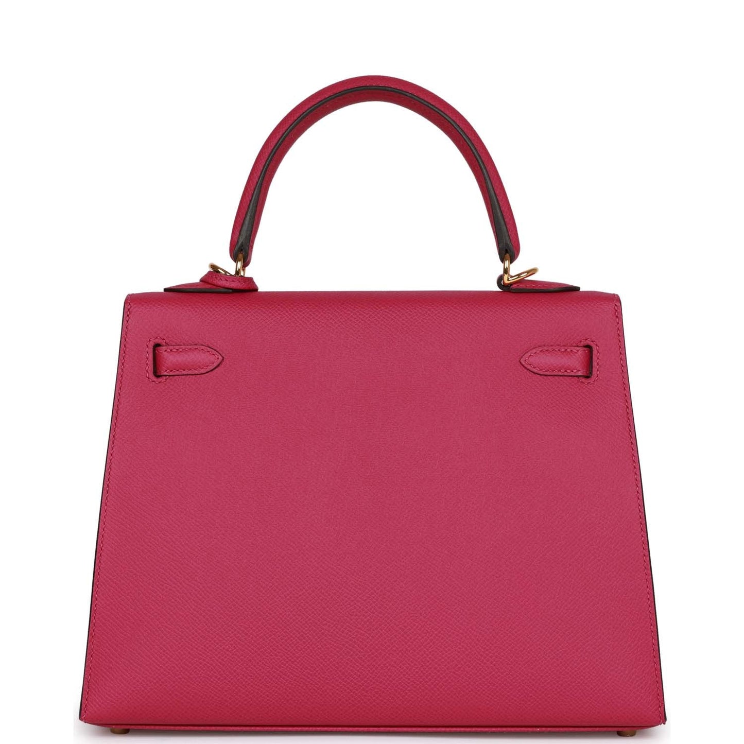 Hermes Kelly 25 Sellier Rose Pourpre Epsom Gold Hardware