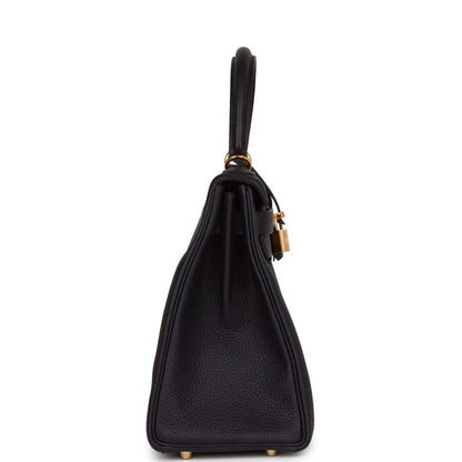 Hermes Kelly 28 Retourne Caban Togo Gold Hardware