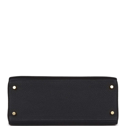 Hermes Kelly 28 Retourne Caban Togo Gold Hardware