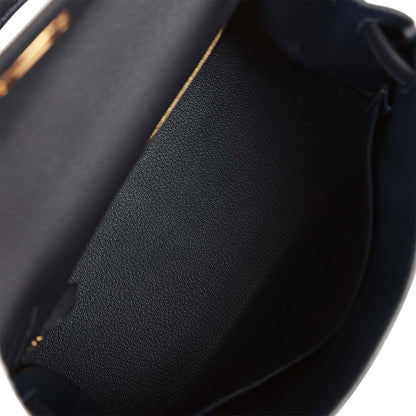 Hermes Kelly 28 Retourne Caban Togo Gold Hardware