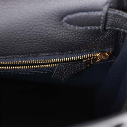 Hermes Kelly 28 Retourne Caban Togo Gold Hardware