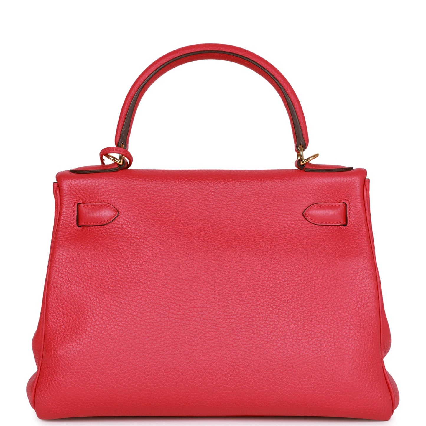 Hermes Kelly 28 Retourne Rose Extreme Clemence Gold Hardware