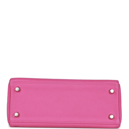 Hermes Kelly 25 Retourne Magnolia Togo Palladium Hardware