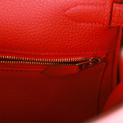 Hermes Kelly 28 Retourne Rouge Casaque Togo Gold Hardware