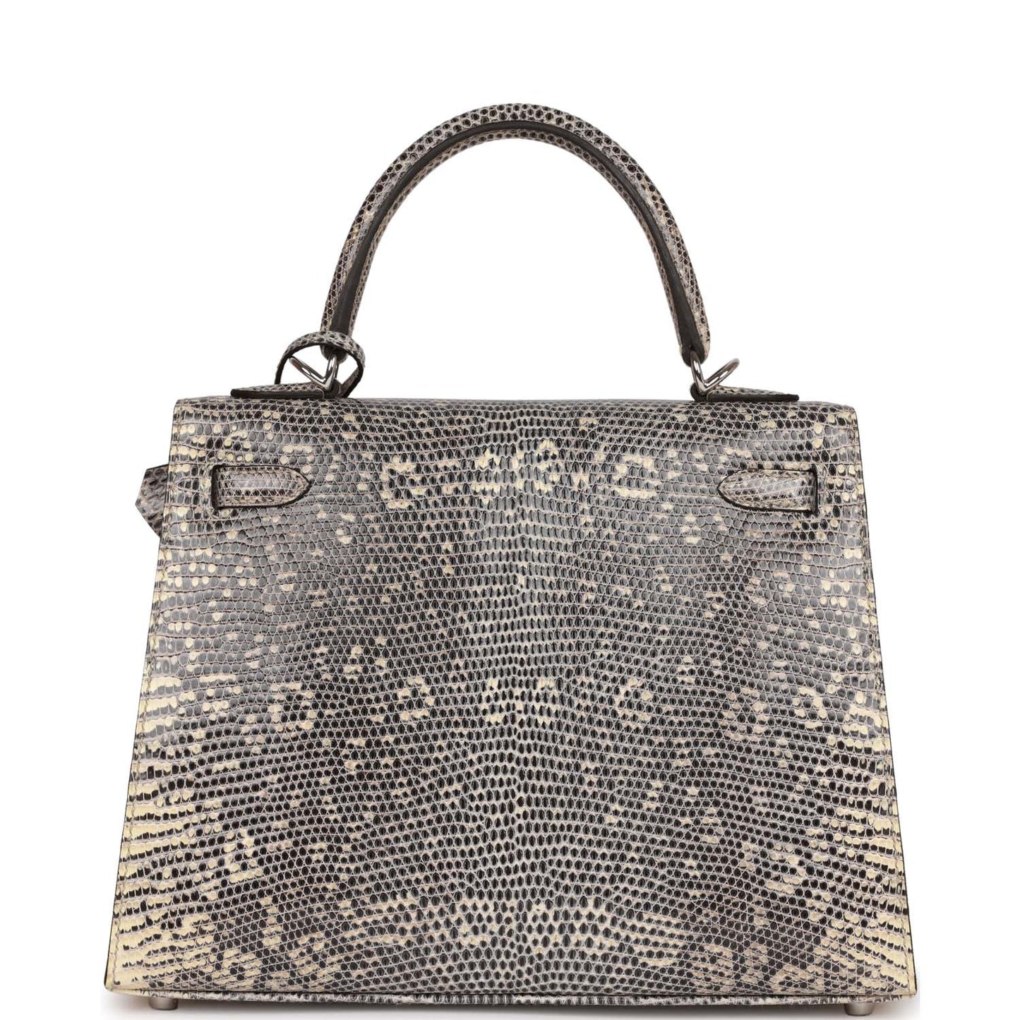 Hermes Kelly 25 Sellier Ombre Veranus Salvator Lizard Palladium Hardware