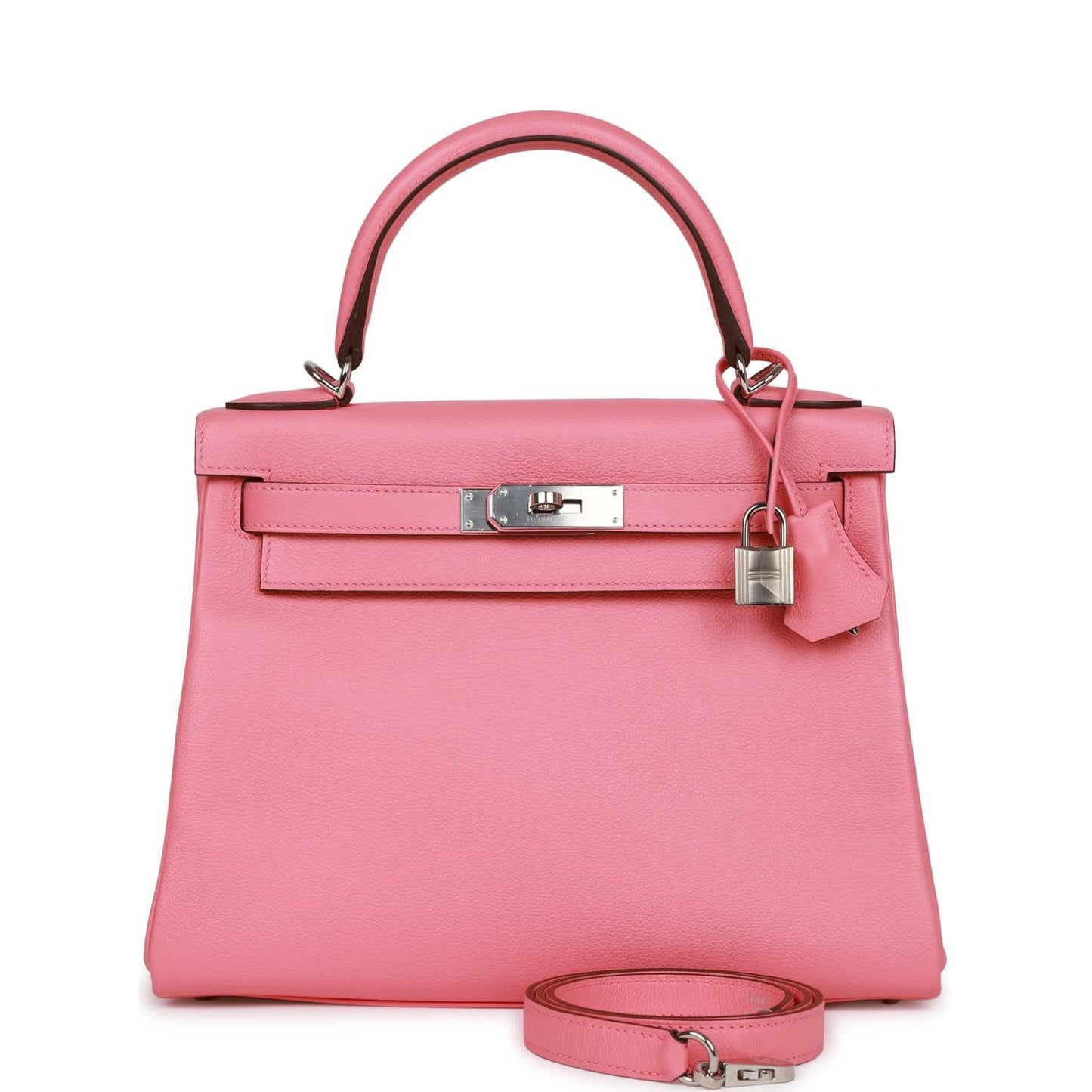 Hermes Kelly 28 Retourne Rose D'Ete Verso Evercolor Palladium Hardware