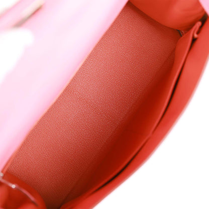 Hermes Kelly 28 Retourne Rose D'Ete Verso Evercolor Palladium Hardware