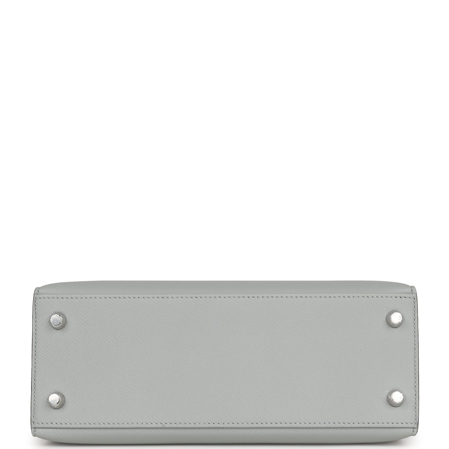 Hermes Kelly 25 Sellier Bleu Glacier Epsom Palladium Hardware