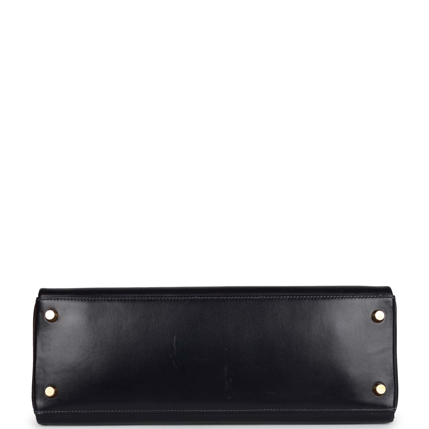 Hermes Kelly 32 Retourne Navy Box Gold Hardware