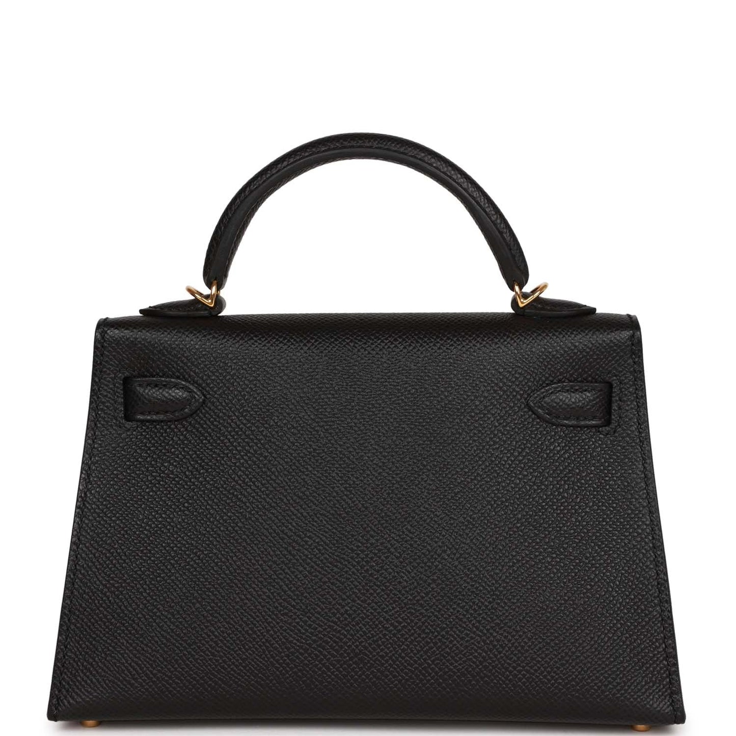 Hermes Kelly 20 Sellier Black Epsom Gold Hardware