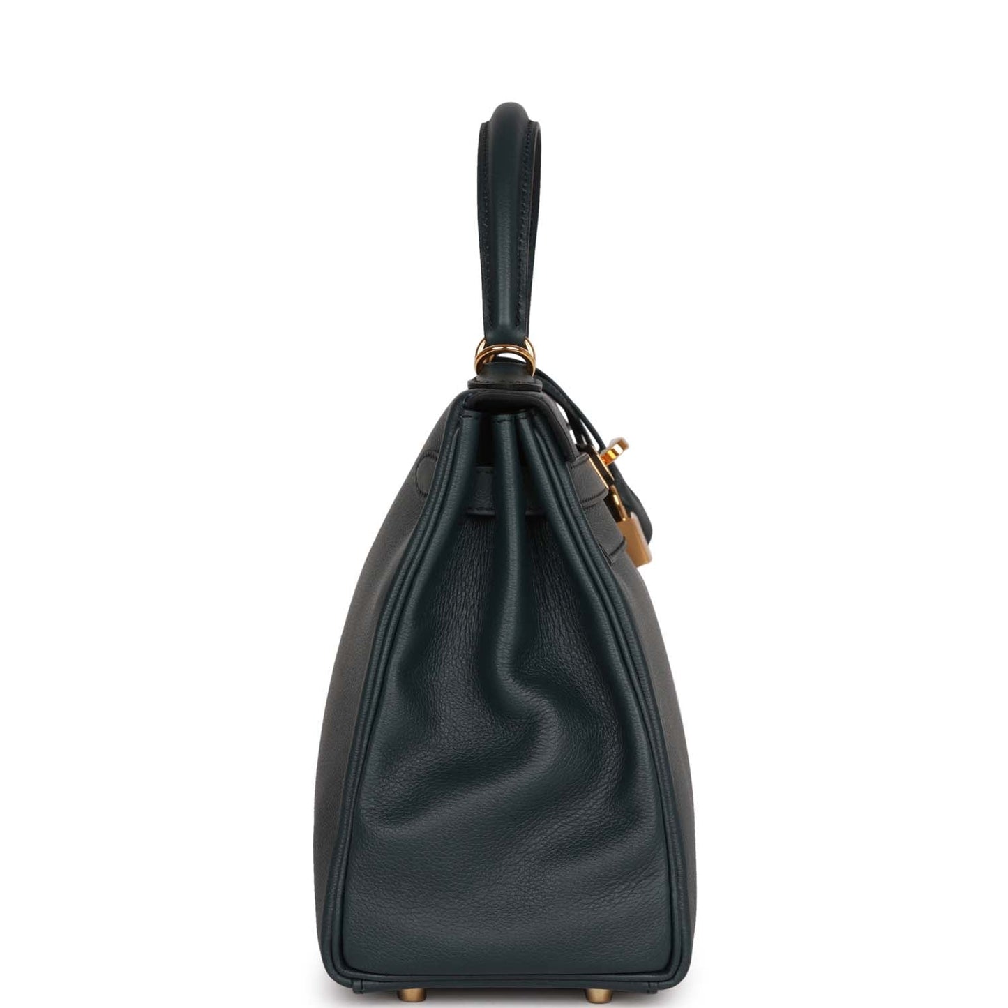 Hermes Kelly 28 Retourne Vert Rousseau Evercolor Gold Hardware