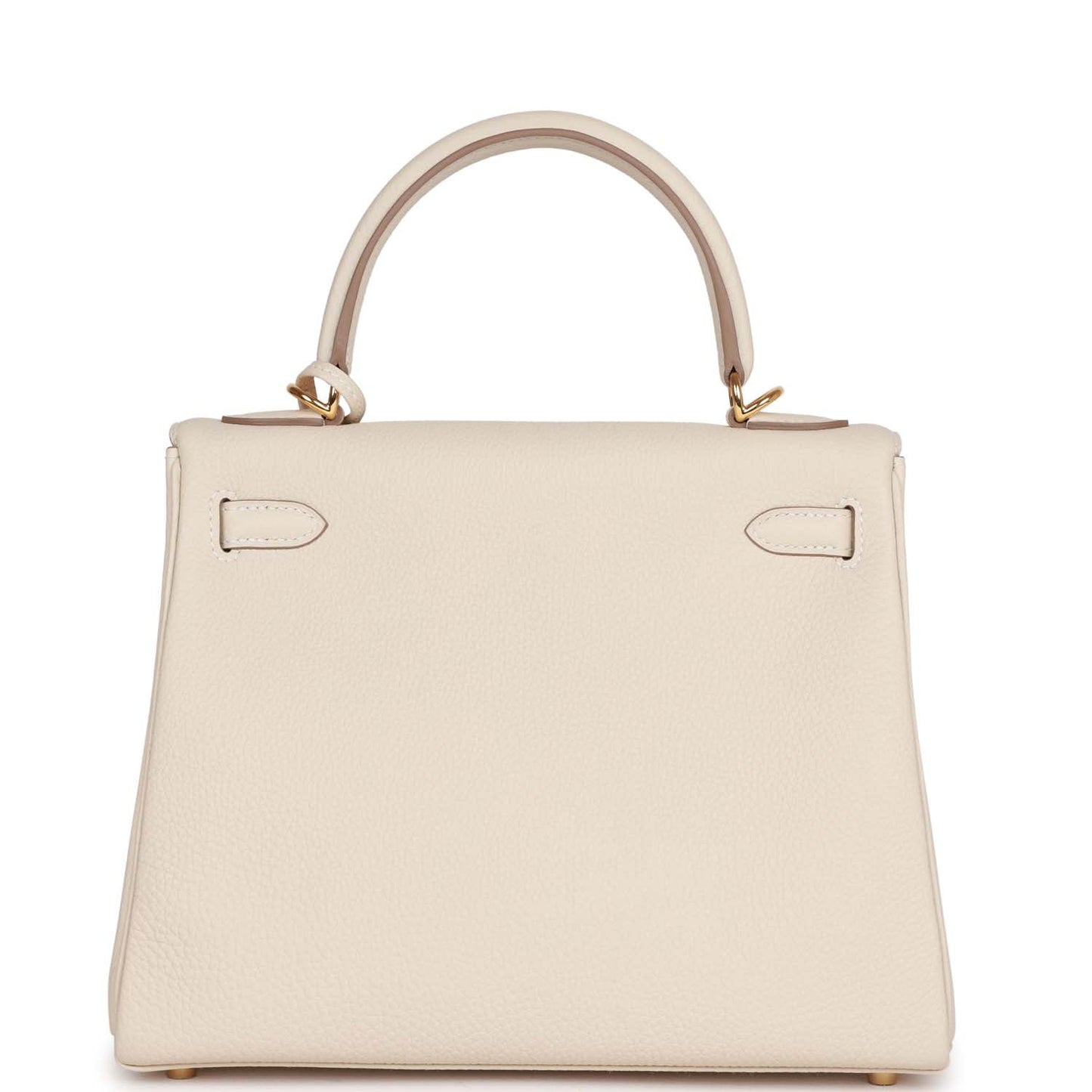 Hermes Kelly 25 Retourne Craie Togo Gold Hardware
