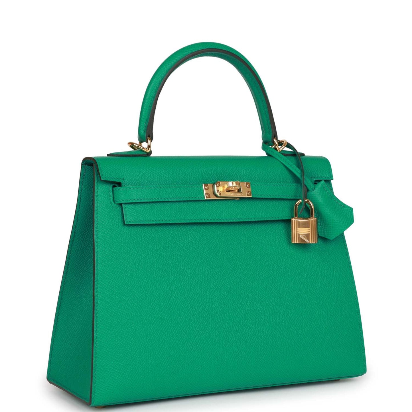 Hermes Kelly 25 Sellier Vert Jade Epsom Gold Hardware