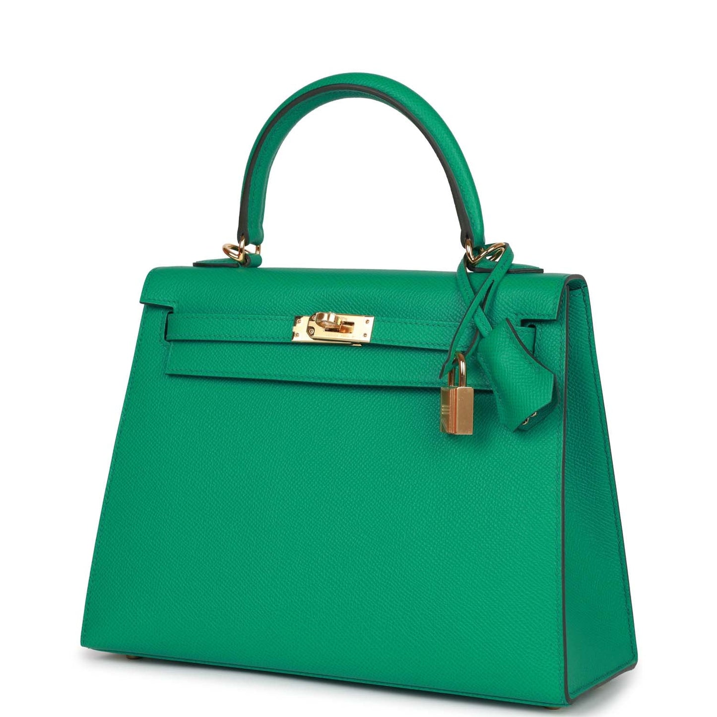Hermes Kelly 25 Sellier Vert Jade Epsom Gold Hardware