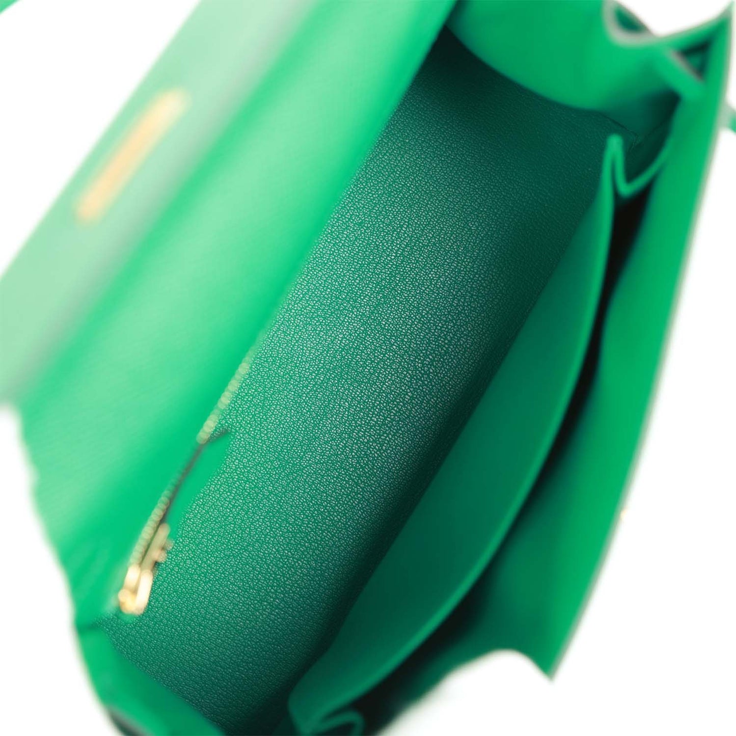 Hermes Kelly 25 Sellier Vert Jade Epsom Gold Hardware