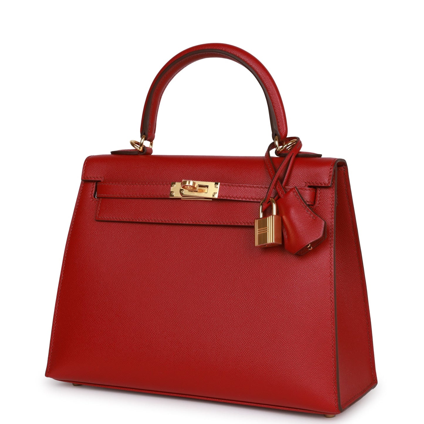 Hermes Kelly 25 Sellier Rubis Madame Gold Hardware