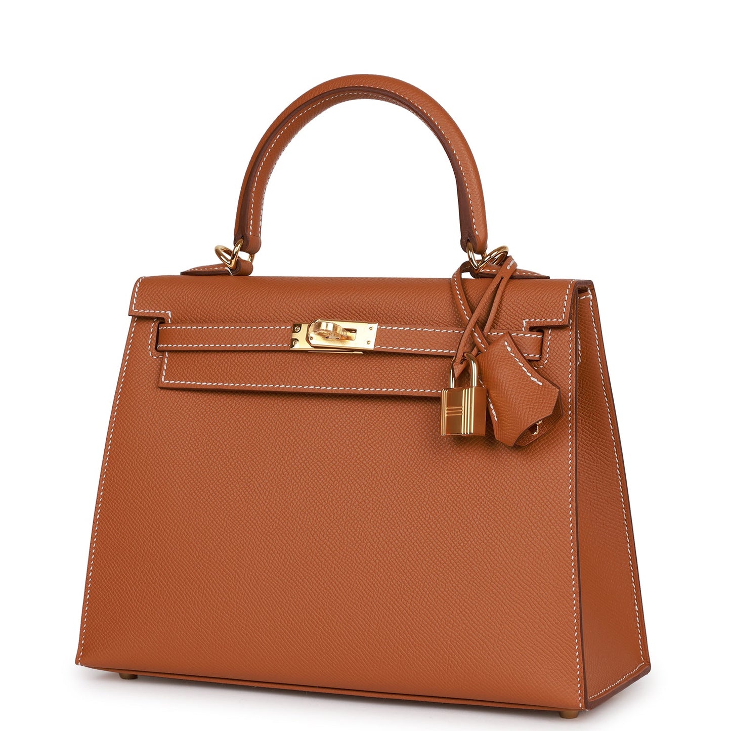 Hermes Kelly 25 Sellier Gold Epsom Gold Hardware