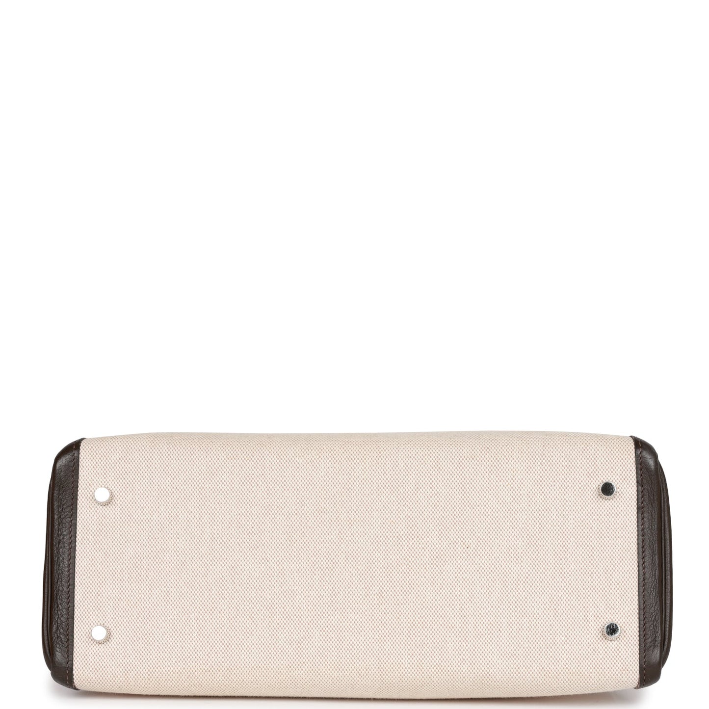 Hermes Kelly 35 Retourne Ebene Clemence and Toile H Palladium Hardware