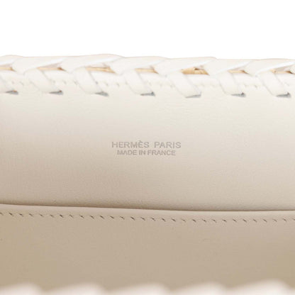 Hermes Mini Picnic Kelly 20 White Swift Palladium Hardware